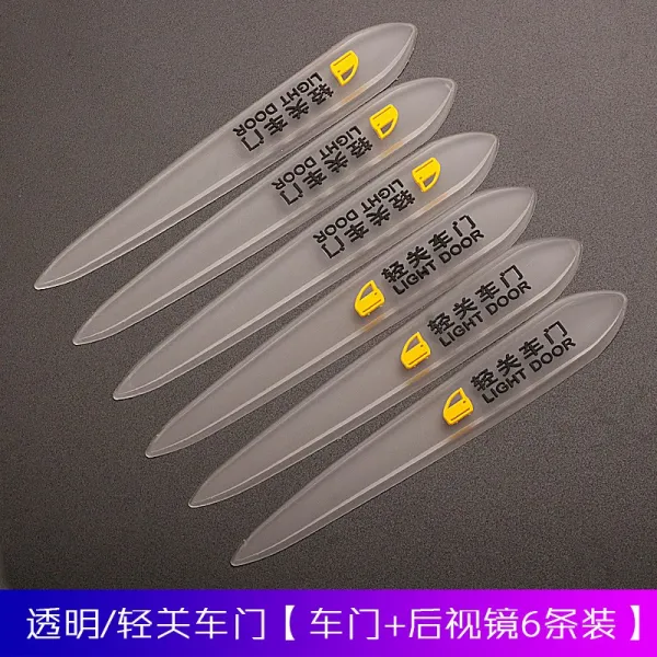 블랙 테크 자동차 보호막 혼다 크브 어코드 도어 핸들 스티커 손스림 방지 스크래치 볼, 투명 차문 차문 백미러 6줄룩