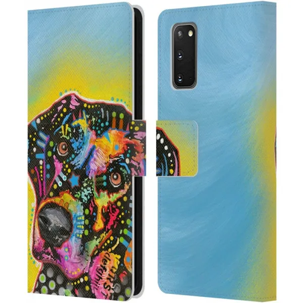 Samsung 은하 S20 / S20 5G와 호환이되는 공식적인 학장 Russo 래브라도 개 가죽 책 지갑 상자 덮개, 단일상품, 단일상품
