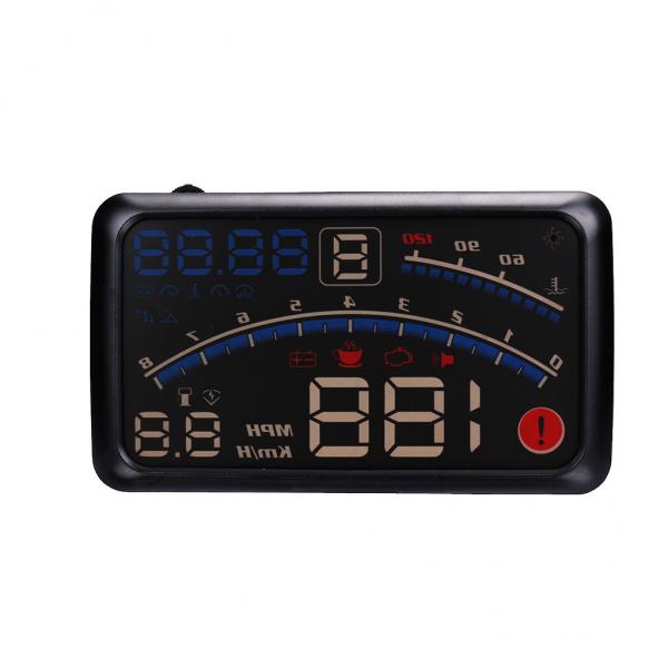 Oem 5.5 인치 보편적 인 Obd2 차 Gps Hud 머리 위 전시 과속 경고 체계 Ycy71013102 Black