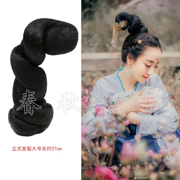 제파존 고대복장 꽈배기트 중국한복 8자 헤어가방 전 레이스 쇠뿔 매트 가능 꼬불꼬불 옥장이 있다 노래 몽둥이질을 함, 1, 876 스탠드형 큰사이즈 라지