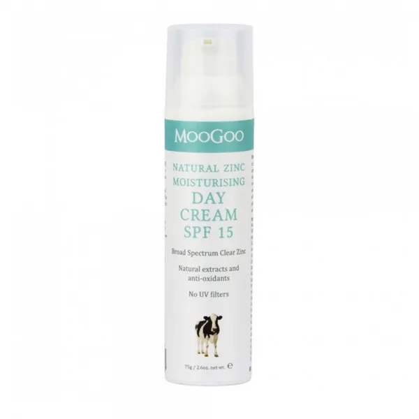 MOOGOO [호주발송]MOOGOO 무구 페이스 모이스처라이징 Moisturising Day Cream SPF 15 75g, 1개