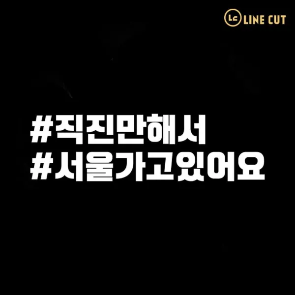 고속도로 초보운전 서울행 후면 스티커 기호 멋있는, 빨강