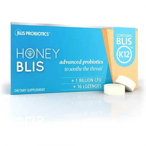 직수입 Setting Manuka Honey를 포함한 BLIS HoneyBlis 경구 프로바이오틱스 목구멍 로젠지 력을 하는 고기능성 BLIS K12 프로바이오틱스(10억 CFU, 상세참조, 상세참조, 상세참조