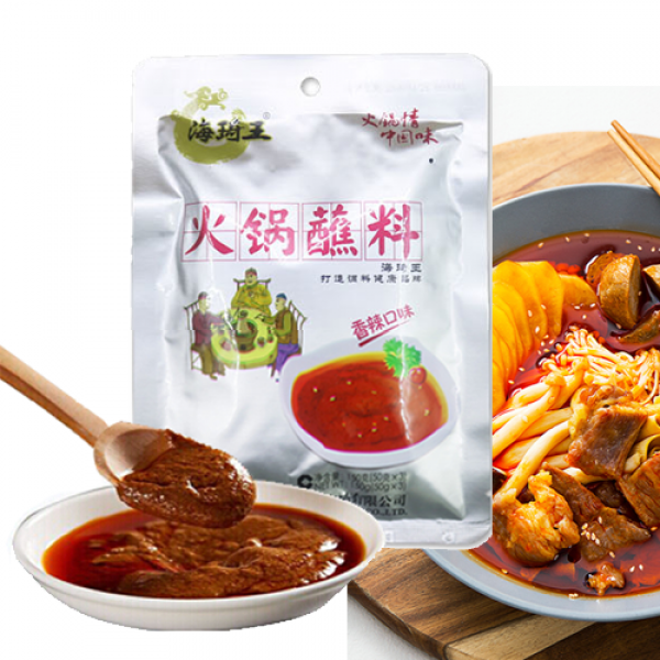 홍홍 중국식품 해기왕 해치왕 훠궈 마라탕 찍먹소스 매운맛, 1개, 150g