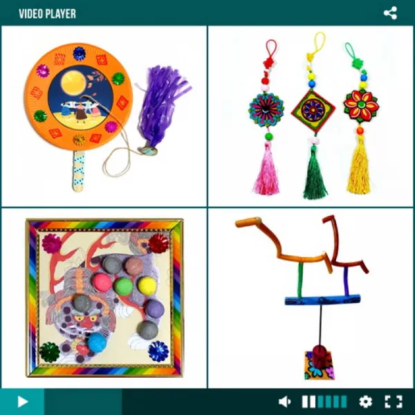  C.l 만들기대장 동영상보며 만들기15 노리개 제기차기 백업 전통모양 동영상 접시 민화 아트콘 만들기 만들기대장