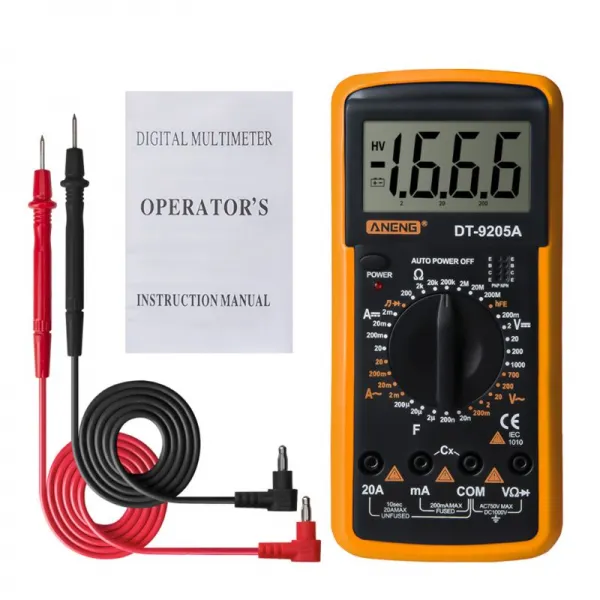 DT9205A Electrician & Electrical Maintenance Professional 용 디지털 멀티 미터