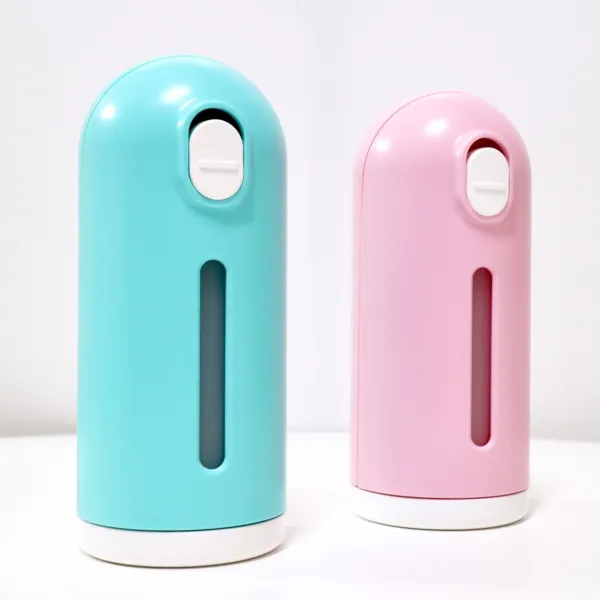 위풍댕댕 강아지텀블러 휴대용 강아지산책물통 강아지급수기 산뜻 블루 1개