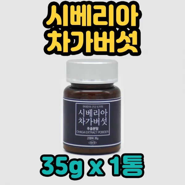 시베리아 차가버섯 러시아 차가 버섯 100% 분말 가루 파우더 효능 추천 북아메리카 자작나무 요거트 베이커리 디저트 함께 활용 재료 남녀노소 온 우리 가족 성인 중년기 장년기 중장년층 전연령 현대인, 1통, 35g