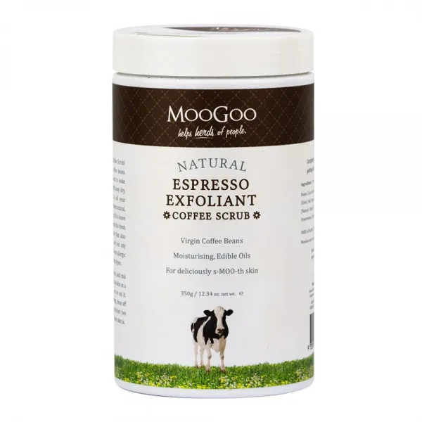 MooGoo Espresso Exfoliant Coffee Scrub 호주 무구 에스프레소 각질 커피 스크럽 350g, 1개