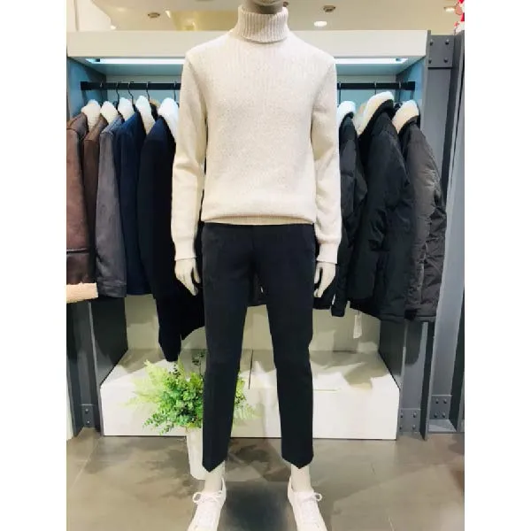 [현대백화점]테이트 TATE KA9W0-MSP140 남성 보들 변형 골지 터틀렉 니트