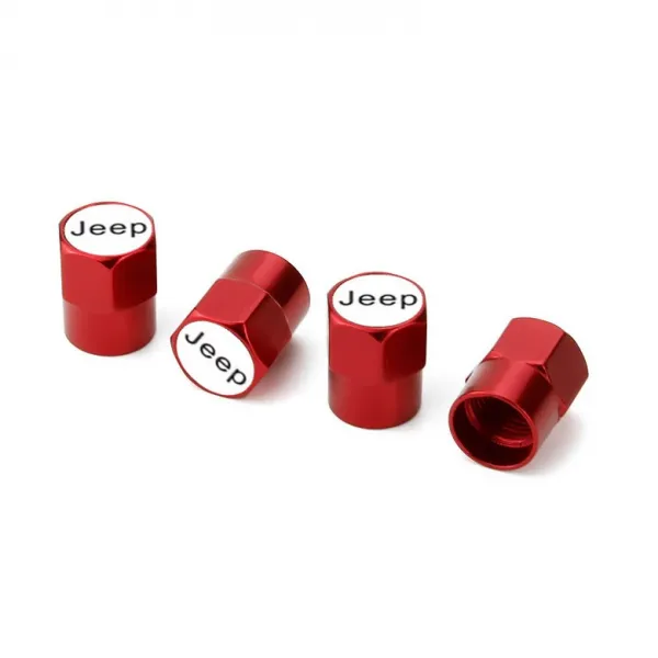 비아이9 적용 JEEP 지프 그랜드 체노키 의협심이 강함 나침반 몰이꾼 반들 공기밸브, JEEP 에어캡 레드 4톨 화이트 표
