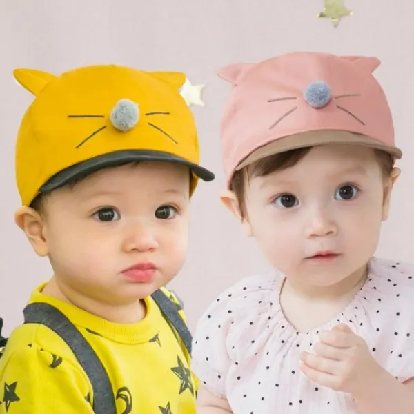 상품인정_W045C8B 레몬키드 솔방울 아기캡 모자46-50cm 203492[W045C8B] 백일아기모자 아기벙거지모자 돌아기모자