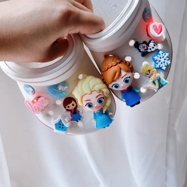 쇼클 Led 엘이디 겨울왕국 3d 엘사 안나 올라프