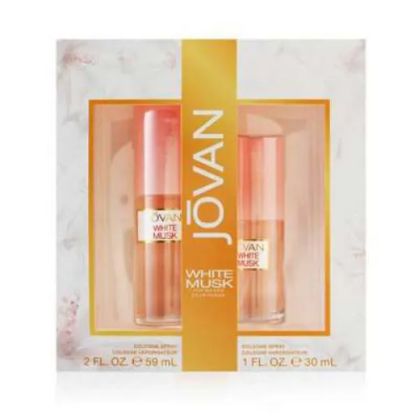 Jovan White Musk by Jovan for Women 2 Piece Set Includes: 2.0 oz Colog