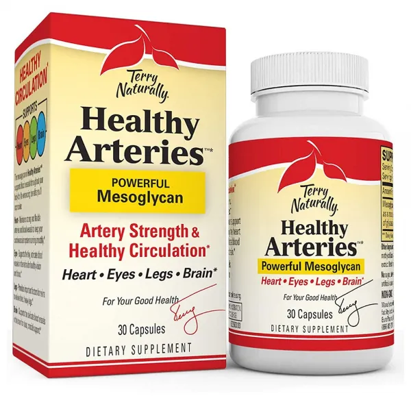 Terry Naturally Healthy Arteries 테리내츄럴리 헬시 아르테리스 동맥 건강 50mg 30캡슐, 1개, 30