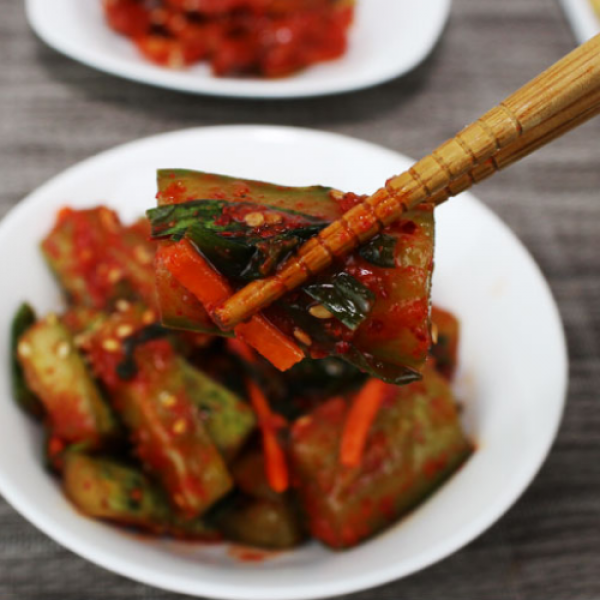 보름달식당 가정식반찬 수제반찬 골라담기 반찬 나물볶음 국 찌개 탕 모음 151종, 김치 11. 오이소박이 500g*2팩