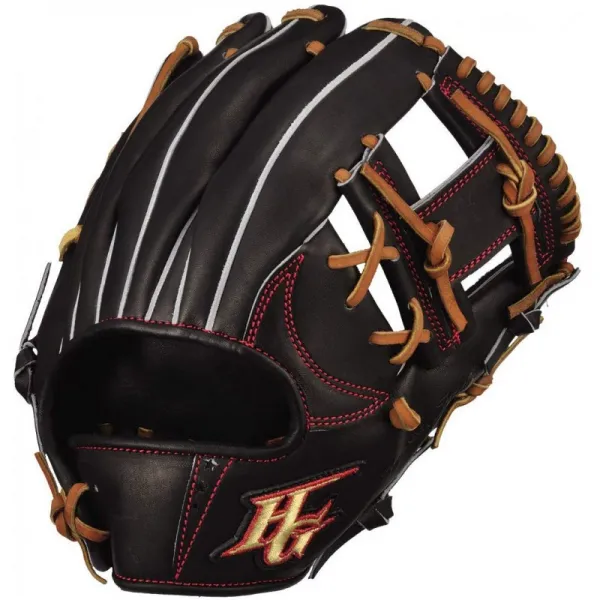 Hi-GOLD (하이 골드) 경식 글러브 技極 (わざきわめ) 전문 시리즈 루수 · 유격수 용 WKG-1066 블랙 × 탄