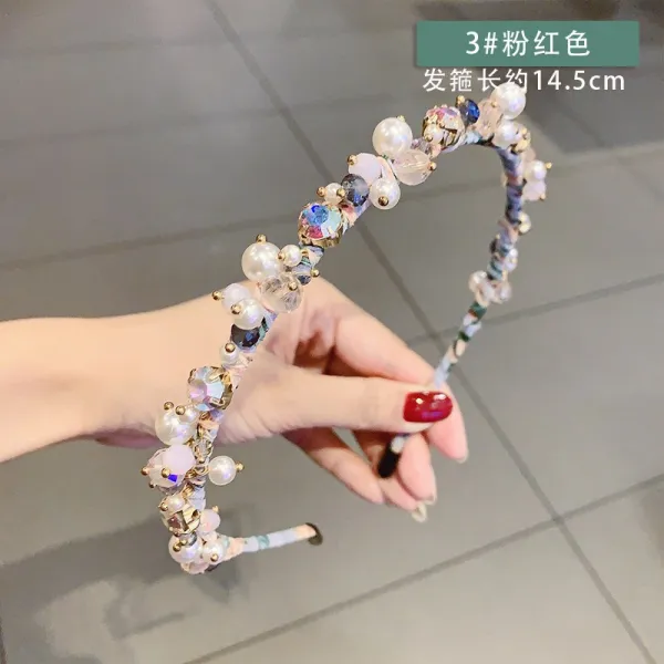 헬프올 같은스타일 숲 머리핀 여성 심플 인싸템 호리호리함 머리털을 누르다 머리띠 헤어액세서리
