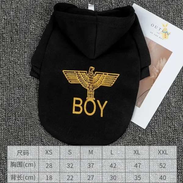 큐트 얇은 어린 영단 네발 인형 떨어지지않는 털 여름 애완동물 펫 봄가을 룩 Boy 맨투맨 블랙 （두발 ） Xl （건의 9 11 근 구체적 참고