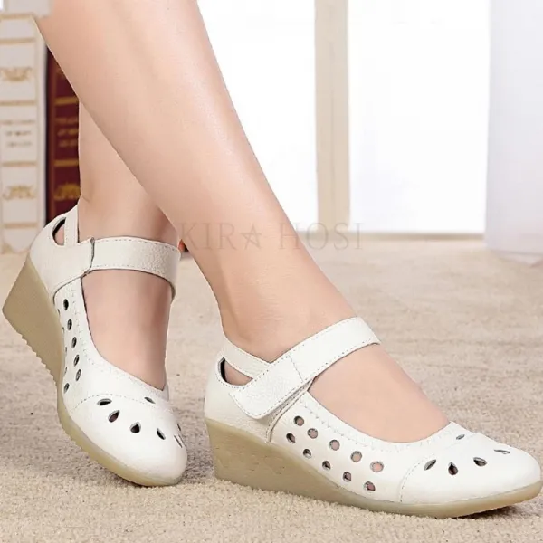 kirahosi MJ 3 봄 여름 여성 여자 웨지힐 샌들 스트랩 예쁜 슈즈 142 BFs6vxr