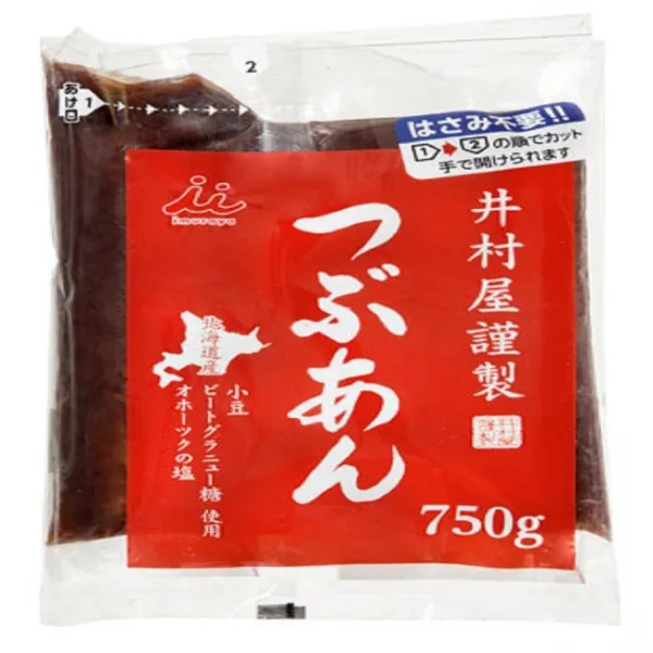 井村屋 つぶあん750g 井村屋 팥고물 750g, 1