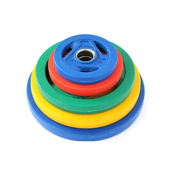 베스코 3홀 컬러 중량 바벨원판 5kg x 2장