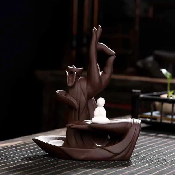 상룡 향고산 유수 용등 대형 데리고 넘어지다 유향 향초 홀더 독창적 개성재천대성, 불수 자사 -불_100 톨향_향꽂이