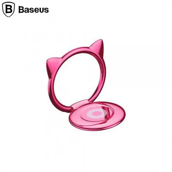 굿스윙 베이스어스 캣 링 브라켓 핑크 일반형 흡착형 휴대폰거치대, 1, 해당상품