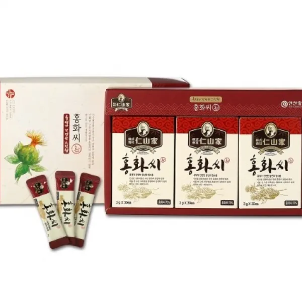인산가 홍화씨환 스틱형 270g (3g x 30개 3통)+농협 홍삼애초코크런치(49g), 2박스, 스틱형 270g (3g x 30개 x 3통)