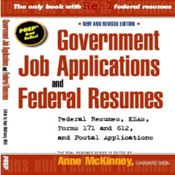 Government Job Applications and Federal Resumes 정부 구직 신청 및 연방 이력서, 1