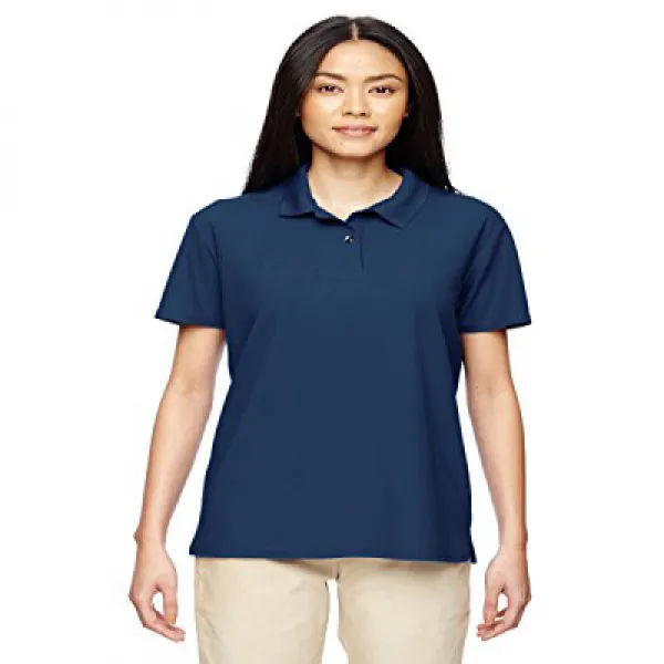Gildan Performance Womens 4.7 oz. Jersey Polo (G448L)- MARBLE NAY XL 길단 퍼포먼스 여성 133.2g. 저지 폴로 (G448L, null세트