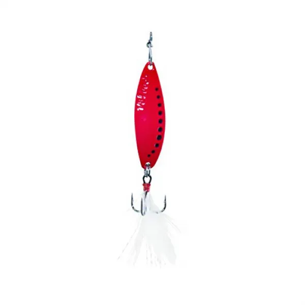 Leech Flutter Spoon 1/16oz Size 12 Glow Red 거머리 플러터 스푼 45812.8g 사이즈 12 글로우 레드, 1
