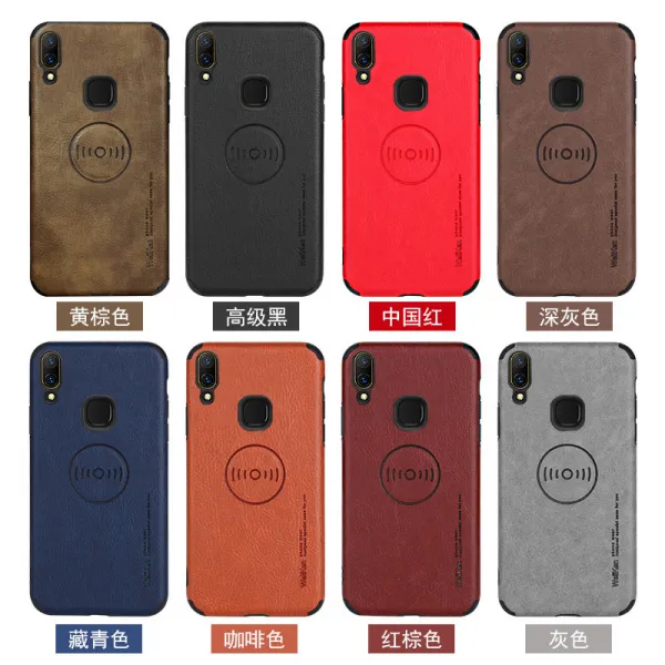 차량용시계 vivos6/s5/s1/s1pro차량용 자석흡인 핸드폰케이스 x23x27가죽 x30전면덮개 떨어트림방지 x21지문 고급 남성 x9/x20/x27/x9splus보호케, T11-부드러운 가죽 vivo x21뒤 지문흔적스타일 혹은연락 고객센터 비고 형색