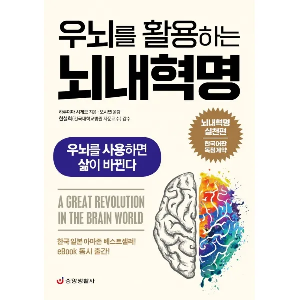 우뇌를 활용하는 뇌내혁명:우뇌를 사용하면 삶이 바뀐다 중앙생활사 하루야마 시게오