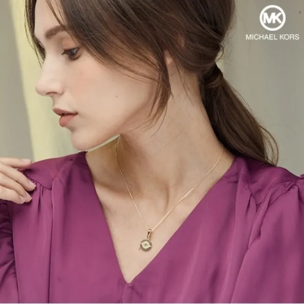 마이클코어스 마이코어 목걸이팬던트 골드목걸이팬던트 EYE CHARM GOLD MKC1109_1048AP710_D5F4
