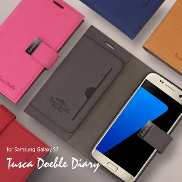  에디터 토스카 더블 다이어리/갤럭시j7 2016/Sm J710k Kt