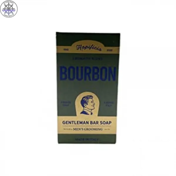 [ HOPIFICIO ] Hopificio � Bourbon GentleMan은 최고의 밀링 된 모든 천연 바 비누 보습 및 밝게합니다. 손 얼굴 및 바디 � 9.17 oz에 적합, 1개