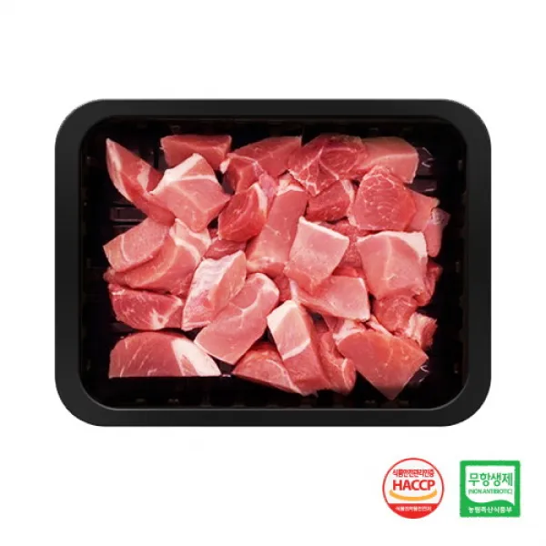 청풍명월돼지 고기다 찌개용 국거리 200g*6팩 단품없음