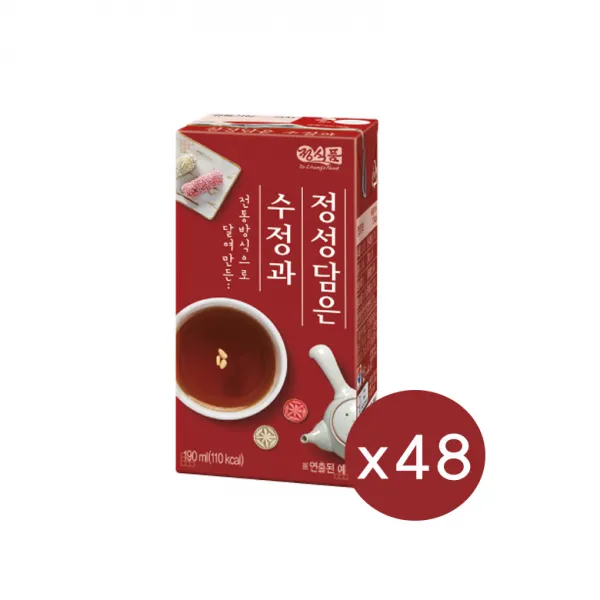 정식품 정성담은 수정과 190ml x 24 2박스 - 코스트코