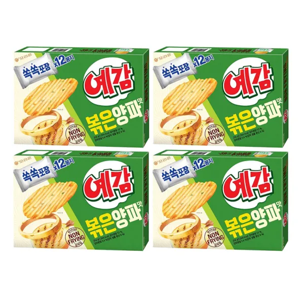 오리온 예감 볶은양파맛 204g개무료배송, 4개, 204g