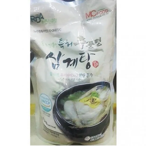디자인그룹 티에스 추풍령 즉석 간편 조리식품 삼계탕 1Kg 15EA 즉석탕 찌개, 1