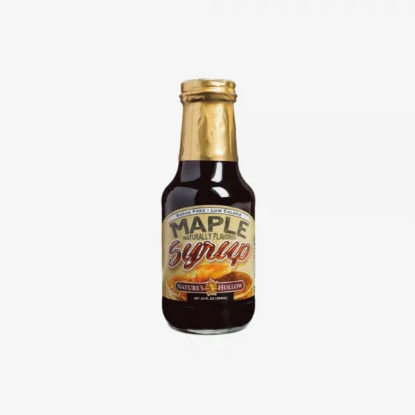 [키토몰] 무설탕 메이플 맛 시럽 12 oz (355 ml) 네이처 할로우 Nature's Hollow, 1병, 355ml