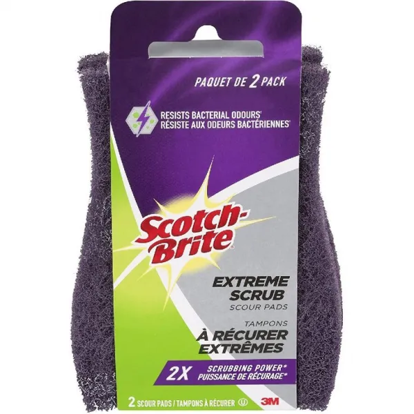 Scotch-Brite 스카치 브라이트 익스트림 스크럽 샅 샅히 뒤져 패드 2 패드, 상세페이지참조