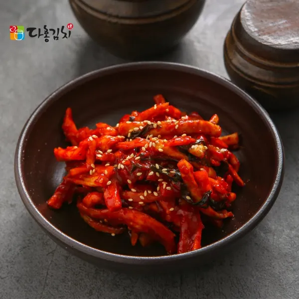 다홍반찬 무말랭이 500g 안전먹거리HACCP인증, 1팩