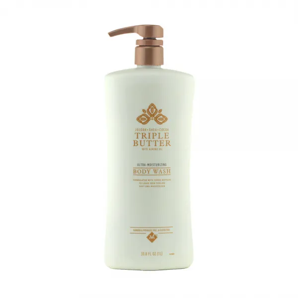 (미국직배) 샘스클럽 멤버스마크 트리플 버터 바디워시 1L 2팩 Member's Mark Triple Butter Ultra-Moisturizing Body Wash