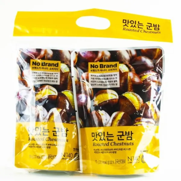 Hit 노브랜드 군밤 맛밤 100g X 2개입 4팩