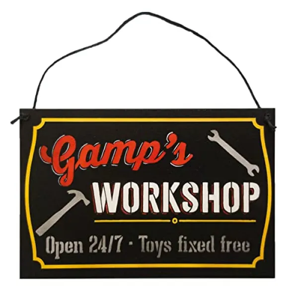 Studior12의 할아버지의 워크샵 로그인 7.5 X 5 그의 손자 또는 손녀 할아버지 할아버지 모든 할아버지의 팜 워크샵 Gamp Gamp's Workshop Gamp's Workshop Gamp's Workshop