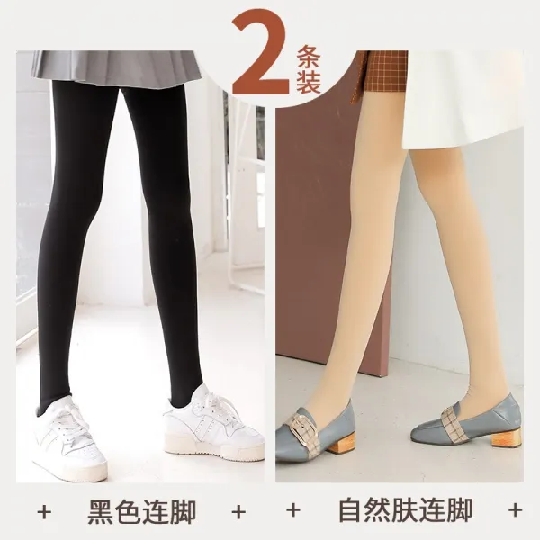 메타직구 스튜어디스 그레이 일체 시스루 바지 팬티스타킹 페이크 여성 봄가을 신기
