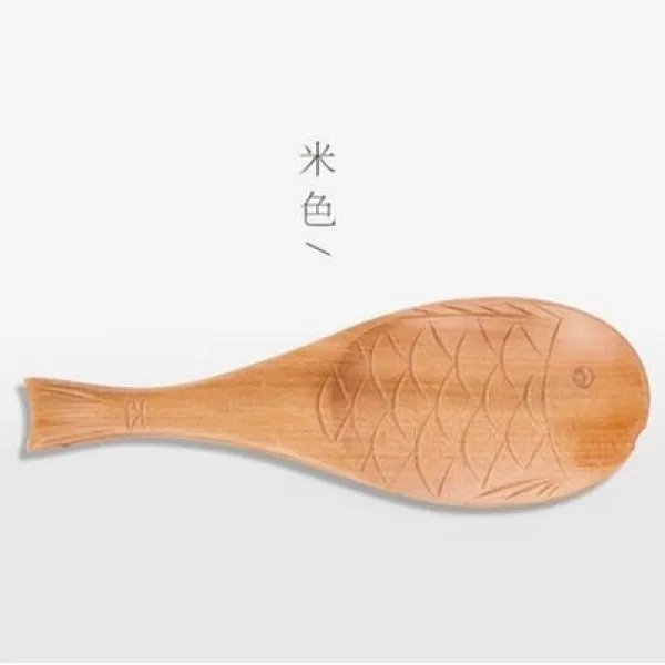 DIPYLON 스시롤 플레이팅 접시 주방원목어형목조밥勺가락일식자카조각직판어형남목조밥勺가락밥삽밥, 516 물고기밥술 바닐라