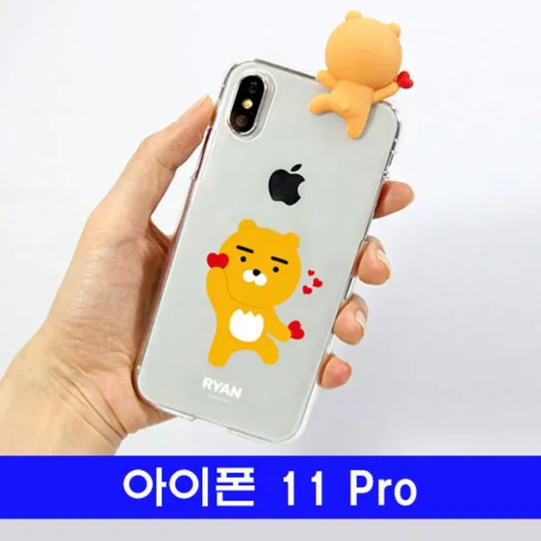 미쁘다[아이폰 11프로 카카오 까꿍 클리어 케이스]무료배송